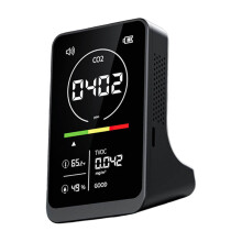 Compacted 4 in 1 Air Quality Detector with CO2 TVOC-Black