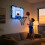 Electronic Scoreboard With Flashing Light Basketball Hoops-Red 2