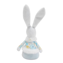 Plush Easter Bunnies,Easter Desktop Ornament Rabbit-Blue