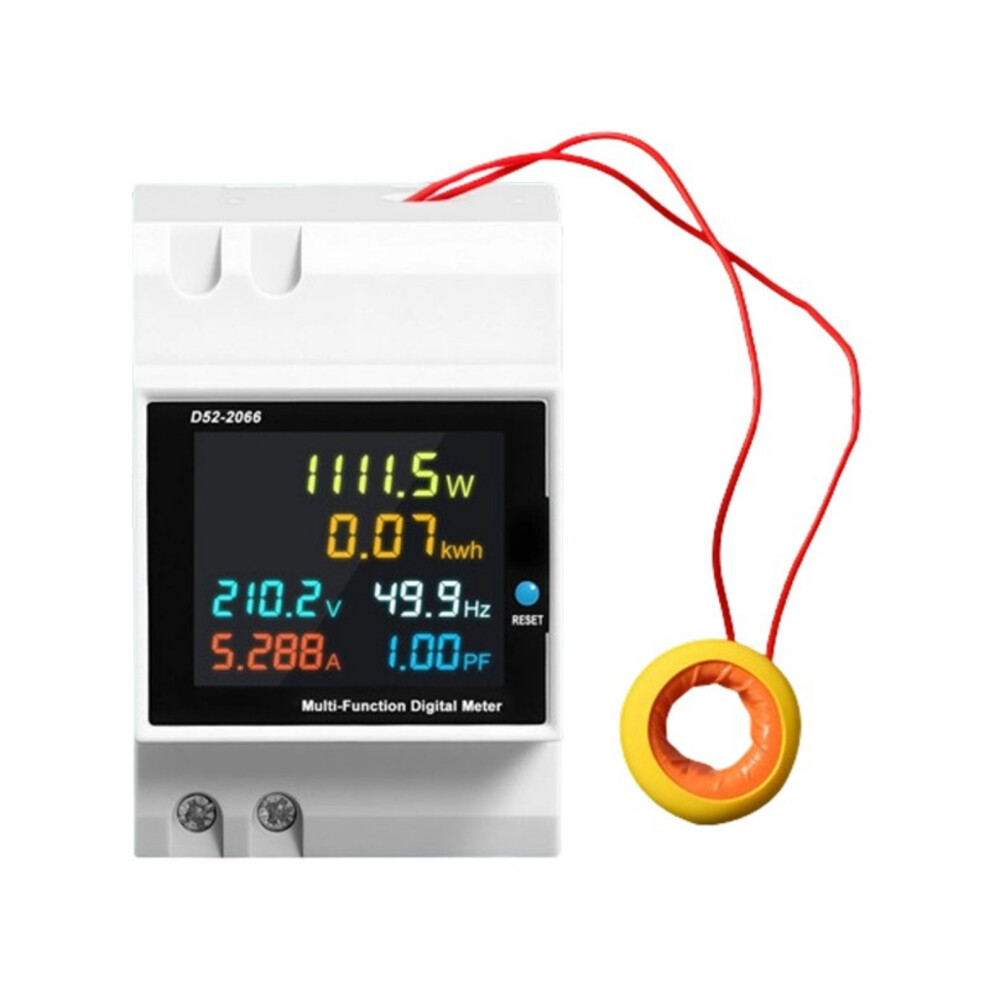 Din Rail Lcd Digital Energy Meter Kwh-450 Volts External Money 7754004002753