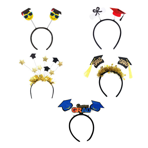 School Student Graduation Hat Mini Headwear Sequined-GD1129E23E 1