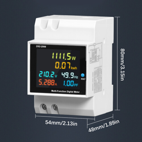 Din Rail Digital Backlights DIN Rail-300 volts External money 2