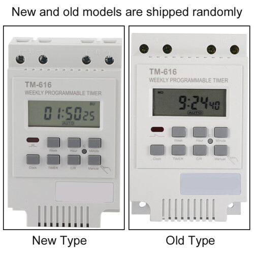 12V Digital Programmable Timer Switch, White, 7.5*5*12cm 2