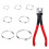 Adjustable Nonrust Steel CV Hose Clamp Tool Hose Clamp Pliers-B 7