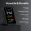 Compacted 4 in 1 Air Quality Detector with CO2 TVOC-Black 6
