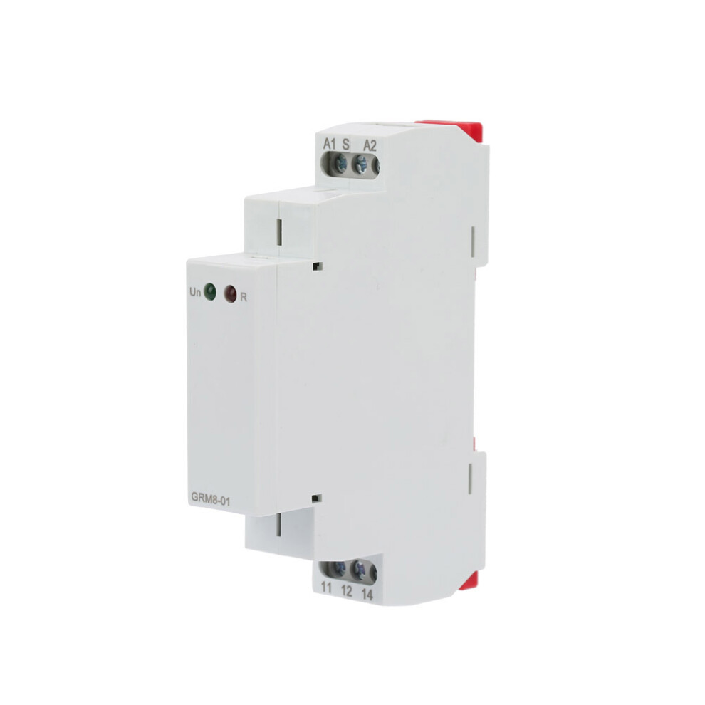 Grm8-01 230V Electronic Impulse Latching Relay 18Mm Din Rail Mount 9491392730292
