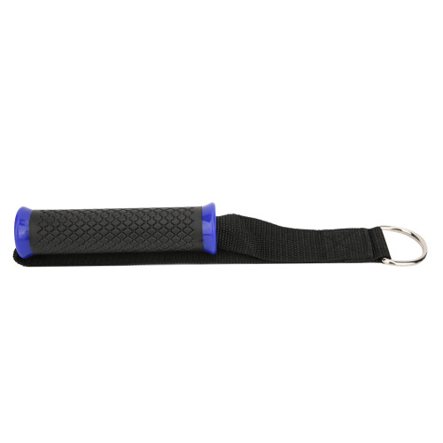 Heavy Duty Resistance Bands Handles - Plastic Gym Pull Grips 13cm Blue 2