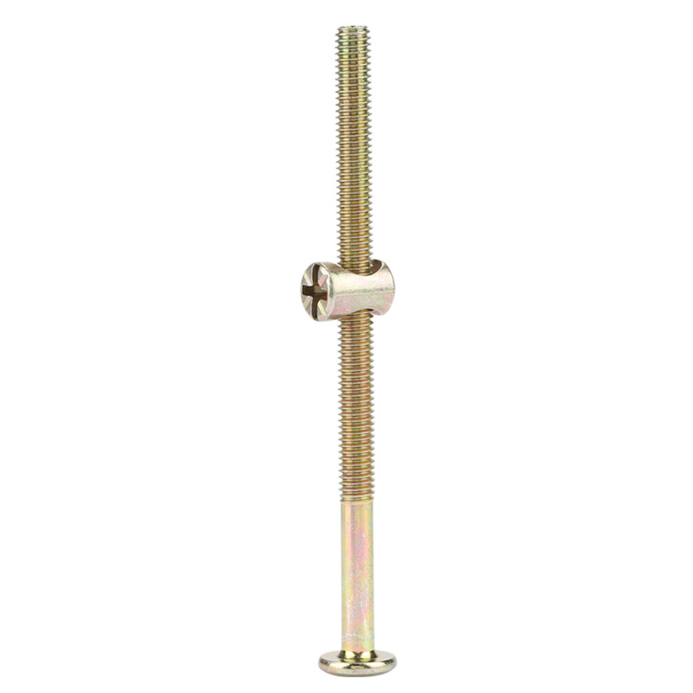 10Pcs Carbon Steel Hex Flat Head Screws Zinc Plated 6X90mm Heavy Duty Fasteners 8461392484328