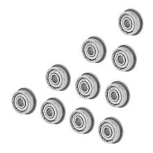 10pcs 4x13x5mm F624ZZ Flanged Ball Bearings