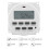 12V Programmable Digital Timer Switch, White, 6x3x6.1cm 3