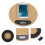 Bamboo LED Kitchen Scale 5kg/1g, 20x20x2cm, Brown 7