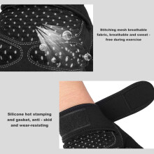 Weight Lifting Gym Gloves Black S | Breathable, Adjustable Wrist Support