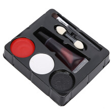Fake Blood Makeup Set with 5ml & 3 Colors for Halloween & Festivals