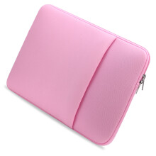 13-17" Soft Zipper Laptop Sleeve Pink, Black, Gray, Blue
