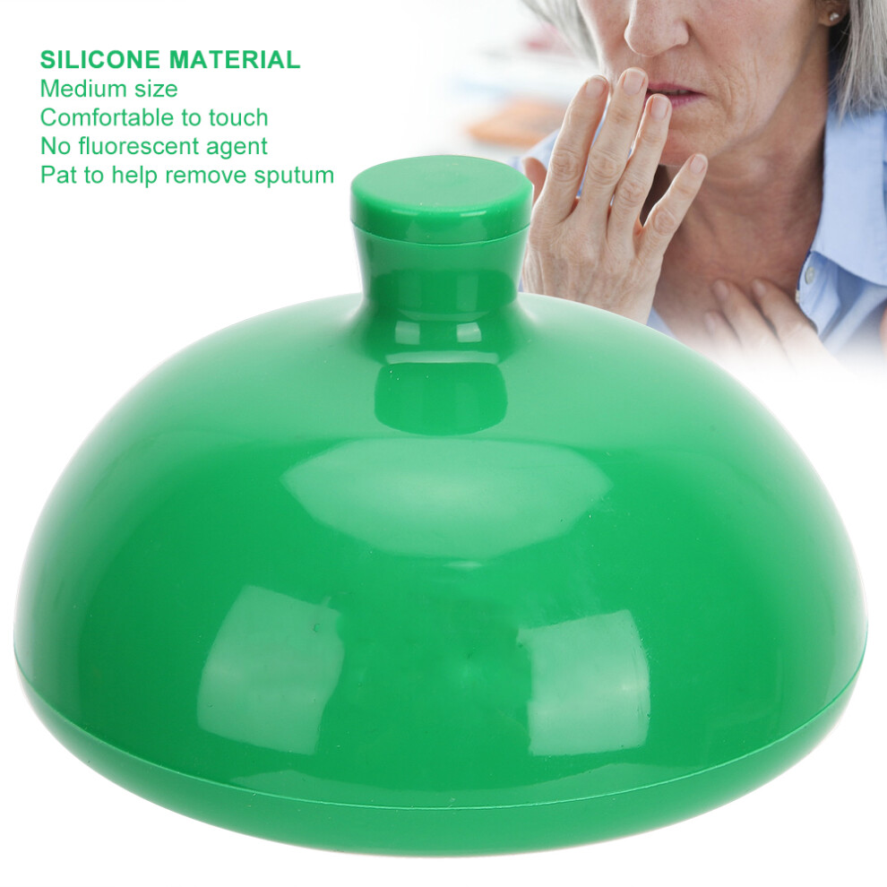 Green Silicone Spitting Helper Sputum Removal Cup For Home & Hospital,