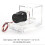 Acrylic PC Water Cooling Tank 600ml 600L/H 1