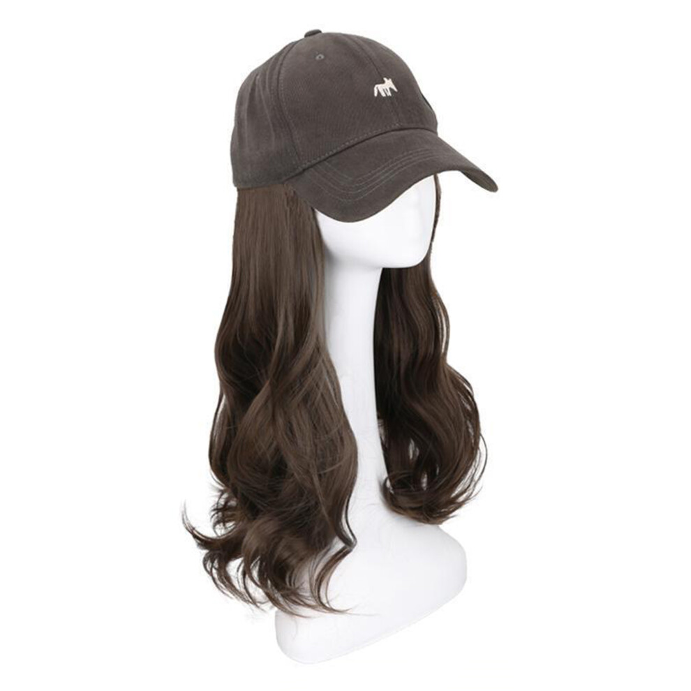 Phui-Pet-Supplies (Smoky Gray, 39Cm) Trendy Women\'S Wig Cap For Concerts & Weddings