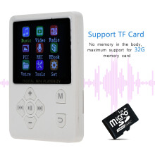 Color Screen MP3 Player 1.8" 32G Support Radio E-book Lightweight
