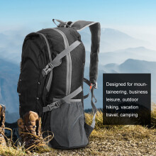 Water-Resistant 40L Folding Sports Backpack for Hiking & Travel