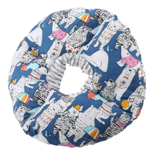 Soft Edge Circle Cat Collar, Adjustable, Blue, 29cm Diameter