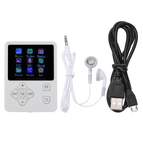 Color Screen MP3 Player 1.8" 32G Support Radio E-book Lightweight 1