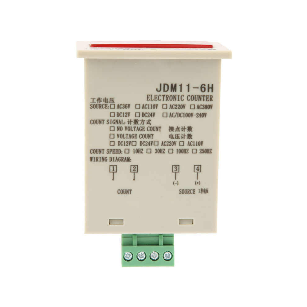 JDM11-6H 12V DC Electronic Counter