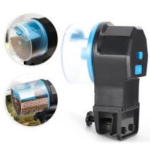 Fish Tank Intelligent Food Feeder Plastic Automatic for Goldfish & Tortoises