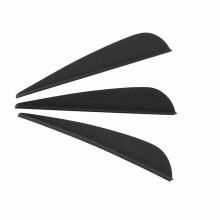 12 PCS 3 Inches Feather DIY Arrow Fletching Accessories for Archery Hunting