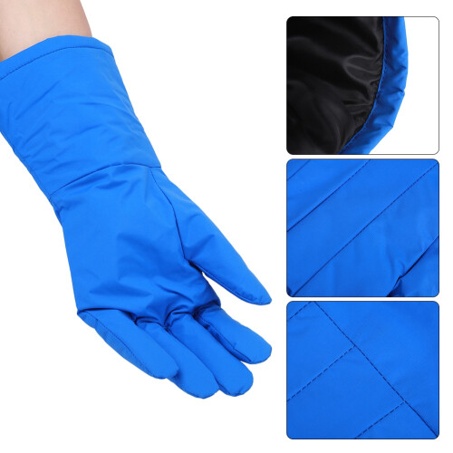 Cryogenic Cold Proof Gloves -200 to -360, 38cm, Blue 2