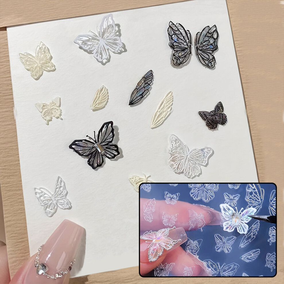 Hue-Grain Resin Nail Art Silicone Mold - 50 Char