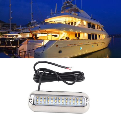 39 LED Unterwasserlicht Boot Blau IP68 2