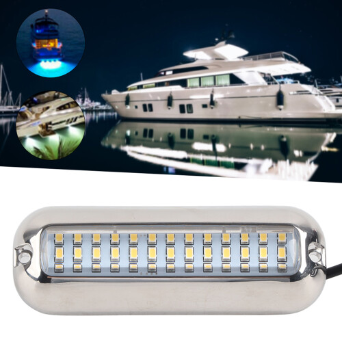 39 LED Unterwasserlicht Boot Blau IP68