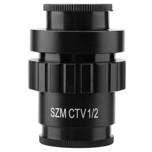 0.5X C Mount Objective Lens for SZM Video Digital Cameras, 28mm Thread 1