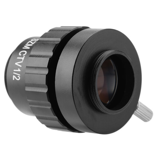 0.5X C Mount Objective Lens for SZM Video Digital Cameras, 28mm Thread
