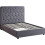 Seconique Madison 5ft Ottoman Bed - Grey Velvet Fabric 3