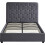 Seconique Madison 5ft Ottoman Bed - Grey Velvet Fabric 4