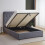 Seconique Madison 5ft Ottoman Bed - Grey Velvet Fabric 6