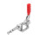 GH-302-FM Quick Fixed Toggle Clamp with Holding Latch in Iron Galvanized Finish 2