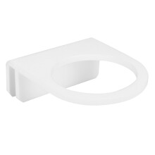 Acrylic Aquarium Filter Bag Bracket White, 12mm Fixed Glass