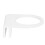 Acrylic Aquarium Filter Bag Bracket White, 12mm Fixed Glass 7