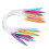 Knitting Needles Set 12PCS Multicolor Plastic Circular Tubes 40cm for Sweaters 4