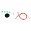 Colourful Ring Circular Knitting Needles Set Aluminium 4.5mm Interchangeable 9