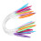 Knitting Needles Set 12PCS Multicolor Plastic Circular Tubes 40cm for Sweaters 12