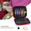 Colourful Ring Circular Knitting Needles Set Aluminium 4.5mm Interchangeable 16