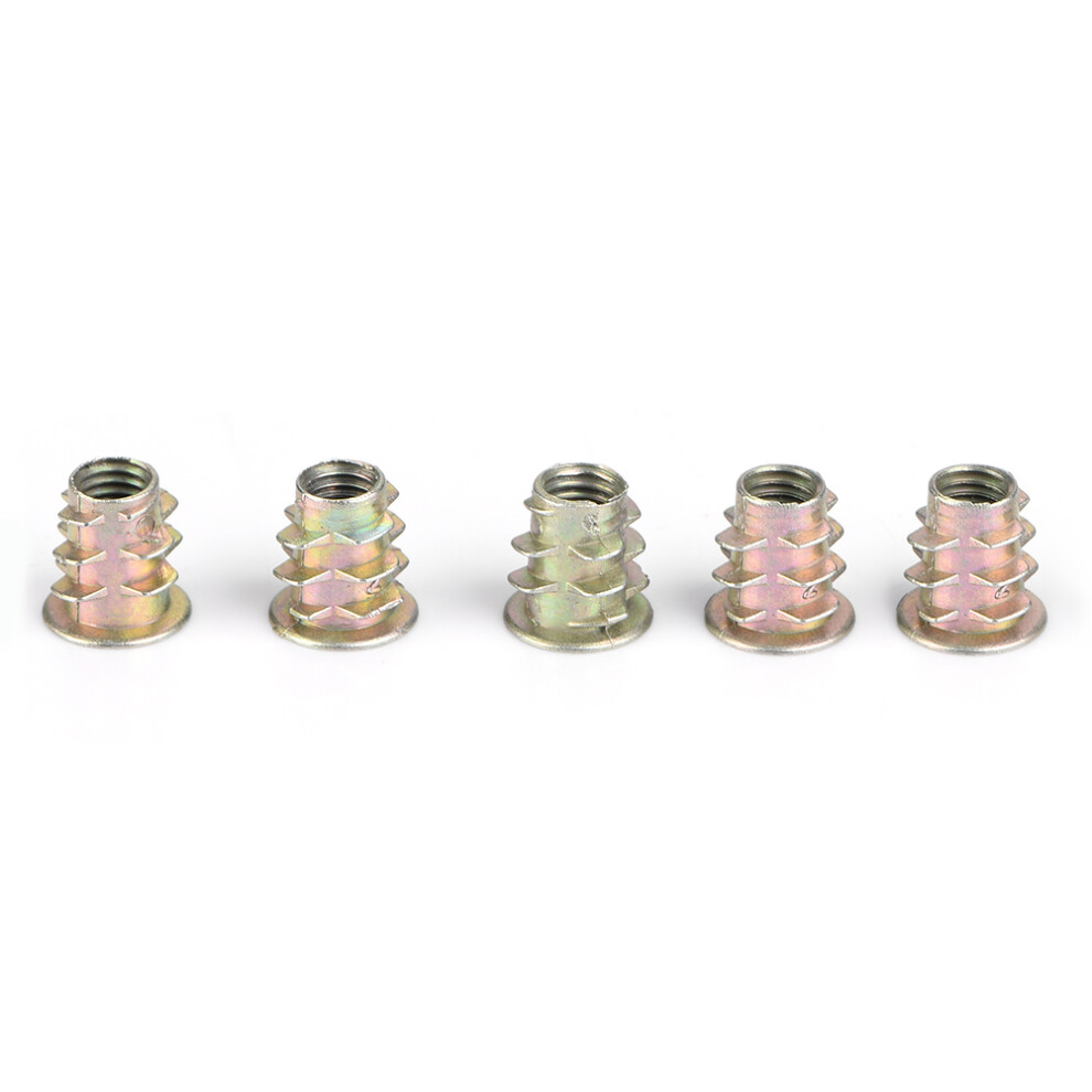 M4 M5 Zinc Alloy Inside Hex Socket Nuts For Furniture 100Pcs Wooden Fixings 4671392497127