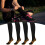 Black Copper Fiber Compression Stockings 2 Pair XL Ankle Support 12
