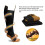 Black Copper Fiber Compression Stockings 2 Pair XL Ankle Support 16