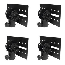 4X Rotatable 35mm Metal Mount Tripod Pole DJ Speaker Stand Adapter Top Cap Rotatable DJ Speaker Stand Adapter Top Cap