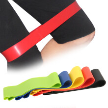 Resist Exercise Bands Set 5 Pieces Rubber Fitness Bands for Home & Gym Use
