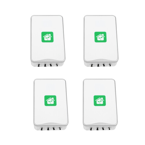 4X Pluggable Air Purifier Negative Ion Generator Filterless Ionizer Purifier Clean Allergens,Pollutants,Odors-US Plug